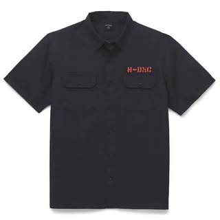 เสื้อเชิ้ตสีดำผู้ชายลิขสิทธิ์แท้จาก Harley Davidson 96382-22VM