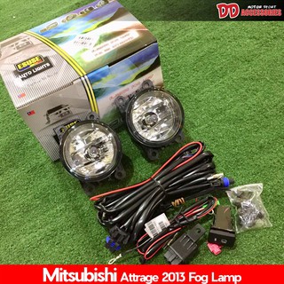 ไฟตัดหมอก สปอร์ตไลท์ MITSUBISHI ATTRAGE 2013 2014 2015 2016 งานไต้หวัน