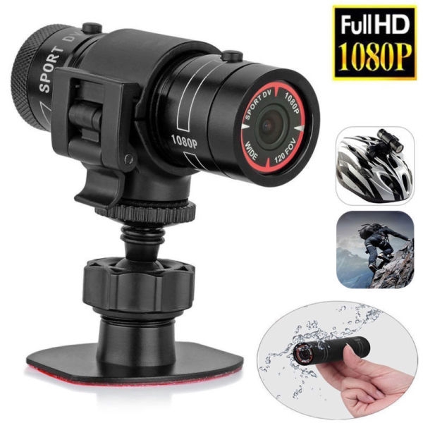 F9 Mini Bike Camera HD Motorcycle Helmet Sports Action Camera Video DV ...