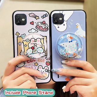 เคสโทรศัพท์มือถือ ลายการ์ตูนน่ารัก กันฝุ่น แวววาว พร้อมขาตั้ง สําหรับ Wiko Y82