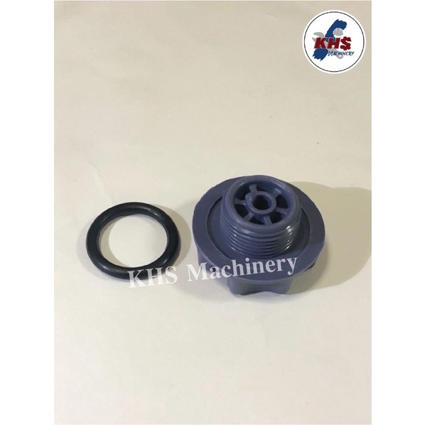 อะไหล่ปั๊มน้ำ hitachi ฝาจุกกรอกน้ำเข้า ฮิตาชิ ได้ทั้งปั๊มเหลี่ยมและปั๊มกลม รุ่น EX GP GX XS XX พร้อมโอริง