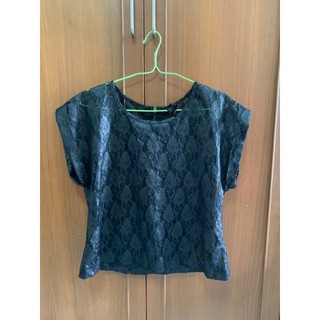 TOPSHOP Women’s Crop Shirt Size S/36”