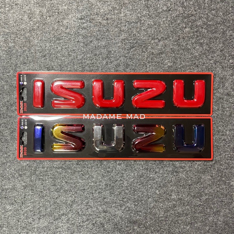 โลโก้ ISUZU กระจังหน้า D-MAX 2020-2023 แบบครอบทับโลโก้เดิม
