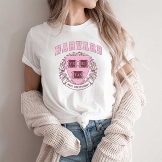 เสื้อยืด พิมพ์ลายกราฟฟิค Harvard Legally Blonde สไตล์ฮาราจูกุ สําหรับผู้ชายS-5XL