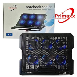 Primaxx Cooling Pad 6Fan พัดลมโน๊ตบุ๊ค 6ใบพัด รุ่น K6.