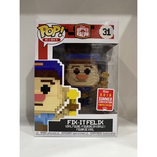Funko Pop Fix It Felix 8-Bit Disney Wreck It Ralph SDCC 2018 Exclusive 31