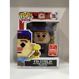 Funko Pop Fix It Felix 8-Bit Disney Wreck It Ralph SDCC 2018 Exclusive 31