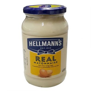 เฮลล์มันน์มายองเนสแท้ 400 กรัม/Hellmanns Real Mayonnaise 400g