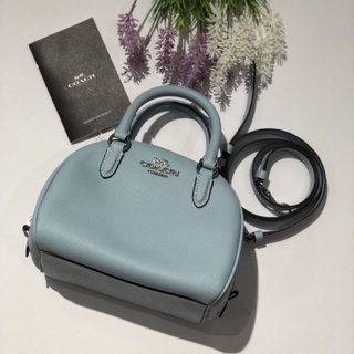 🙏รุ่นใหม่สีเทาฟ้าNEW COACH SYDNEY SATCHEL BAG (COACH CA202)