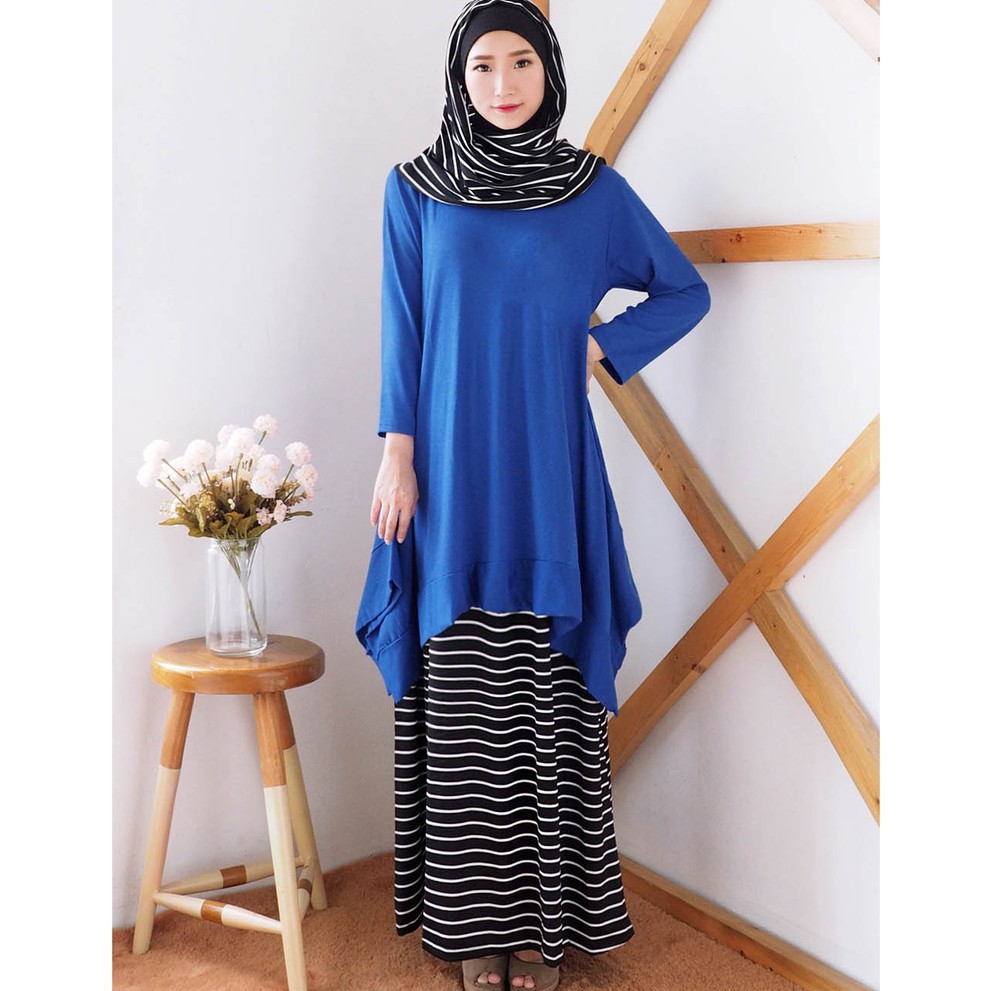 Marina Blue Maxi Dress สําหรับผู้หญิง