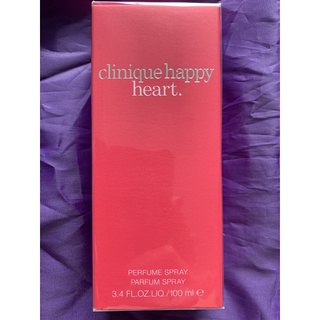 ป้ายคิงแท้ 100% CLINIQUE HAPPY HEART  PARFUM SPRAY 100ml.