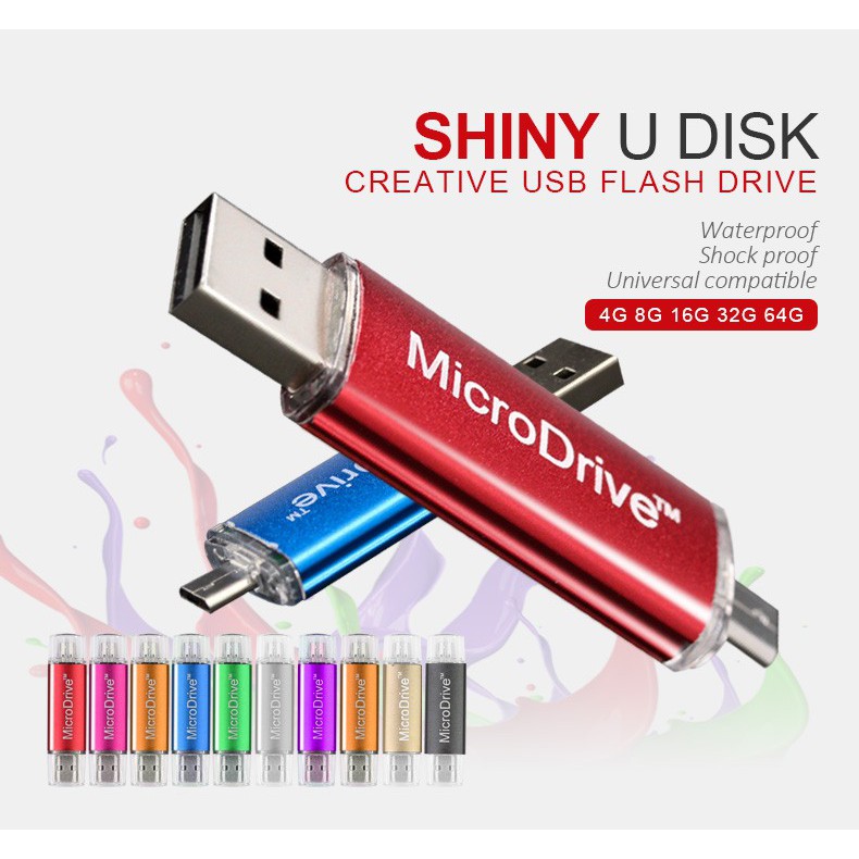 2 in 1 flash drive / thumb drive