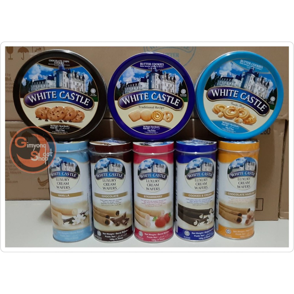 Luxury Cream Wafer เวเฟอร์ม้วน 100g /คุ๊กกี้ by White Castle