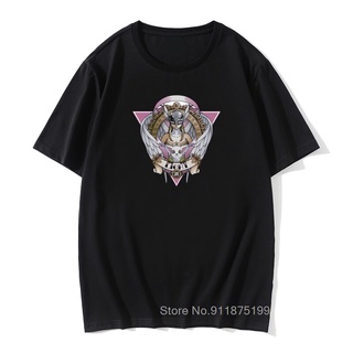 ROUND คอลูกเรือเสื้อยืด พิมพ์ลายกราฟฟิค Digimon Angewomon Angemon สไตล์วินเทจ แฟชั่นเรโทร สําหรับผู้ชาย-4XL