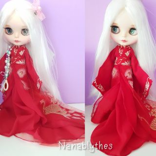 พร้อมส่ง | ชุดตุ๊กตาบลายธ์ ชุดจีนโบราณ มีสตอค ใส่สวยมาก for Neo Blythe doll,  Icy บอดี้ข้อต่อ