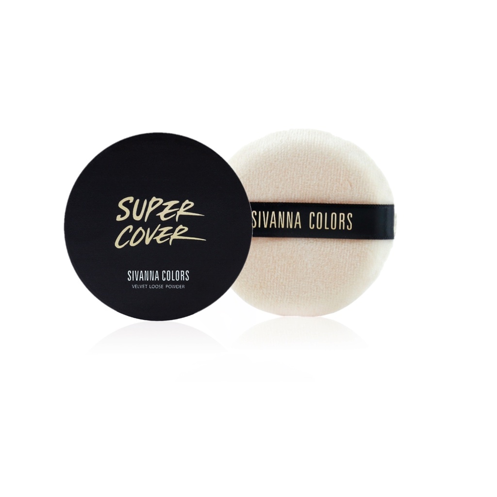 Sivanna Velvet Loose Powder UV25 #HF6050 : ซิวานน่า แป้งฝุ่น เวลเวท ลูช พาวเดอร์ แป้งทาหน้า x 1 ชิ้น