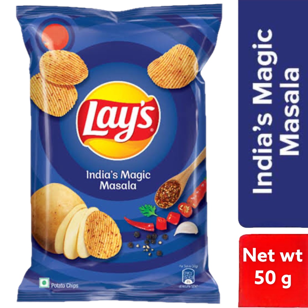 Lays India's Magic Masala 50 g Pouch.