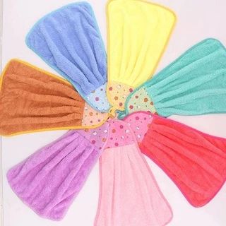 พร้อมส่ง ผ้าเช็ดมือแบบแขวนซับน้ำได้ดี เช็ดมือเช็ดจาน เช็ดโต๊ะ อย่างหนาผืนใหญ่ มีให้เลือก 3 สี ผ้าทำความสะอาด