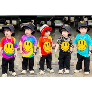 เสื้อมัดย้อม เด็ก&ผู้ใหญ่ ใส่เป็นครอบครัว ผ้าคอนตอล