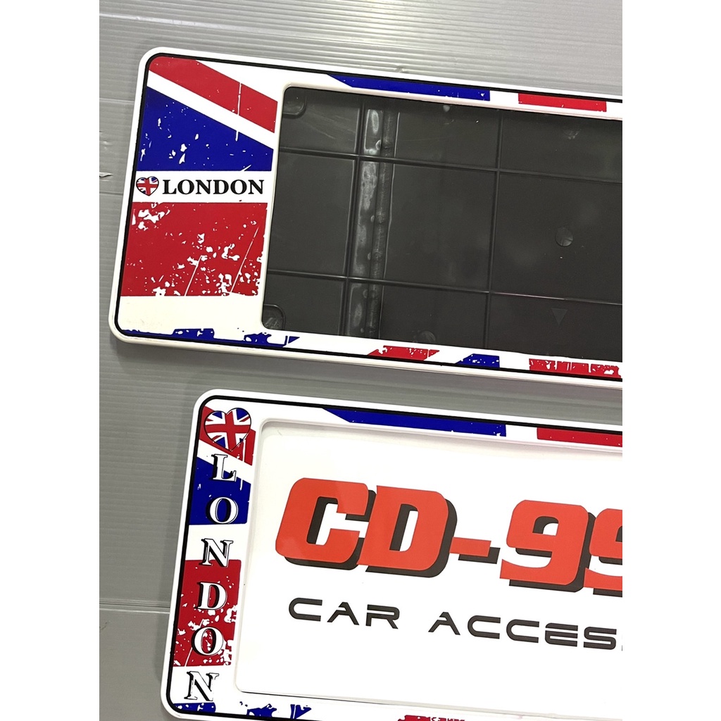 กรอบป้ายทะเบียนรถยนต์กันน้ำ ลายENGLAND ธงชาติอังกฤษ แพ๊คคู่ - รูปที่ 3