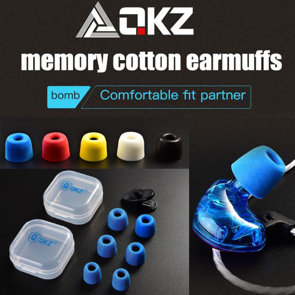 3 คู่ (6 ชิ้น) LMS In Ear Tips แผ่นรองหูฟังเมมโมรี่โฟมเปลี่ยนสําหรับหูฟัง