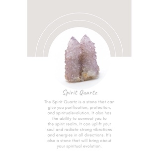 100% Natural Spirit Quartz / Top High Quality / Spirit Quartz give purification, protection, and spiritual evolution.