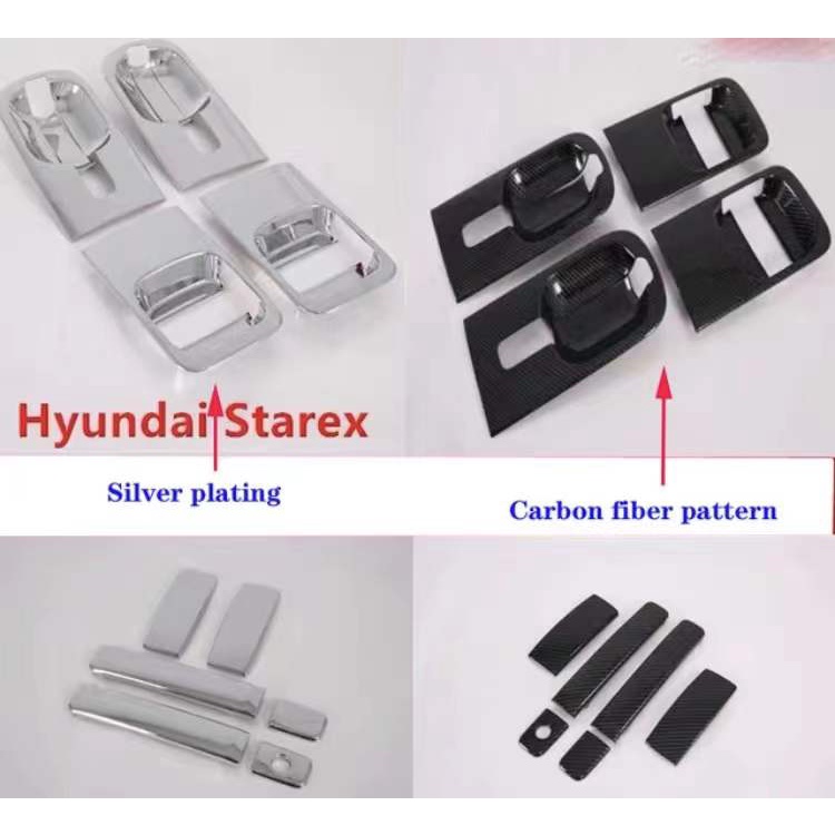แถบโครเมี่ยมติดมือจับประตูหน้า หลัง สําหรับ Hyundai H1 2007-2018 Grand starex