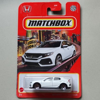 matchbox 2017 honda civic hatchback FK สีขาว