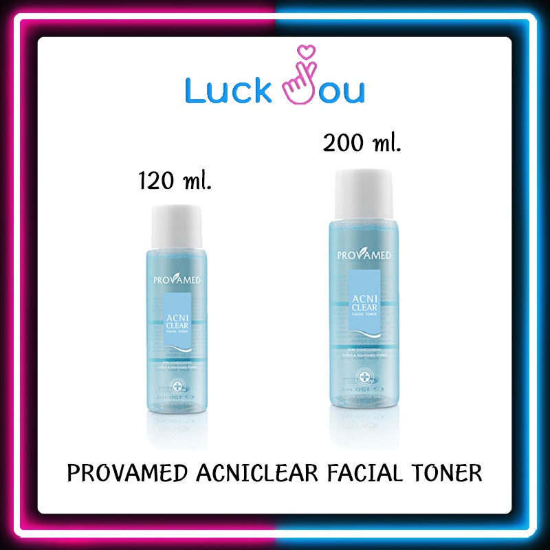 Provamed Acniclear Facial Toner 120ml. /200ml. โปรวาเมด แอคเน่เคลียร์ เฟเชี่ยล โทนเนอร์ 120 มล. /200 มล.