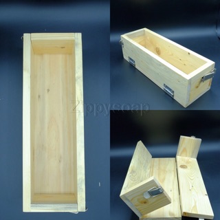 แม่พิมพ์ไม้สน แบบคลิปล็อค ทรงกว้าง ทรงกว้าง ขนาด 7.5x27x9 cm 005661-W