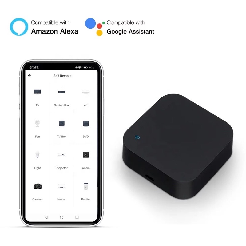 S06Pro Universal IR รีโมทคอนโทรลเครื่องปรับอากาศพร้อมเซ็นเซอร์อุณหภูมิและความชื้นทํางานร่วมกับ Alexa