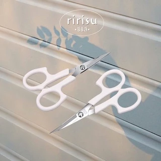 |พร้อมส่งทุกวันจากไทย| กรรไกรปลายโค้ง สีขาวมินิมอล เหมาะสำหรับงานpunch needle•tufting 🧁