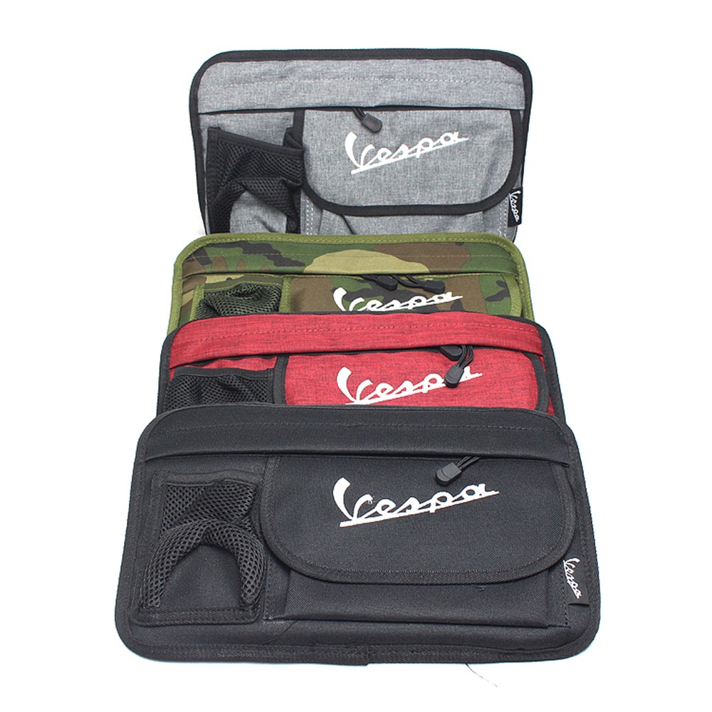 Universal กระเป๋าสําหรับ Piaggio Vespa GTS 150 125 200 Super LX 125FL GTS 125ie 300ie Super GTS 300 รถมอเตอร์ไซด์เครื่องมือถุงมือกระเป๋า