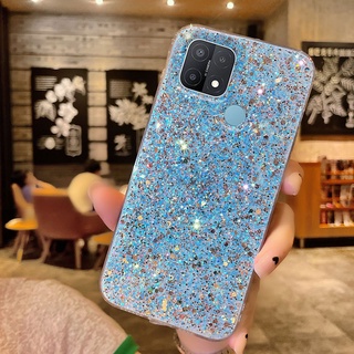 เคสโทรศัพท์ OPPO A15 A15S New 2021 เลื่อมประกายเพชร เคสกันกระแทก เคส ออปโป้ OPPO A15S A15 เคสโทรศัพท์นุ่มเงา Case