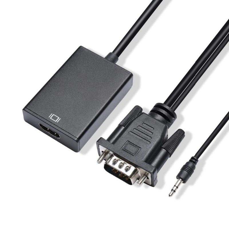 Oker สายเเปลง VGA to HDMI Full HD 1080 อุปกรณ์ เเปลงภาพ รูปที่ 4