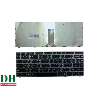 คีย์บอร์ดโน๊ตบุ๊ค keyboard  Lenovo G40-70 G41-35 G40-75 G40-80 G40-30 G40-45 B40-70 B40-30 B40-45 Z40-70 สีเงิน TH-ENG