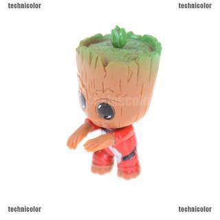 ❤❤ ฟิกเกอร์ Guardians of the Baby Groot PVC ของเล่นสําหรับเด็ก 4 ชิ้น