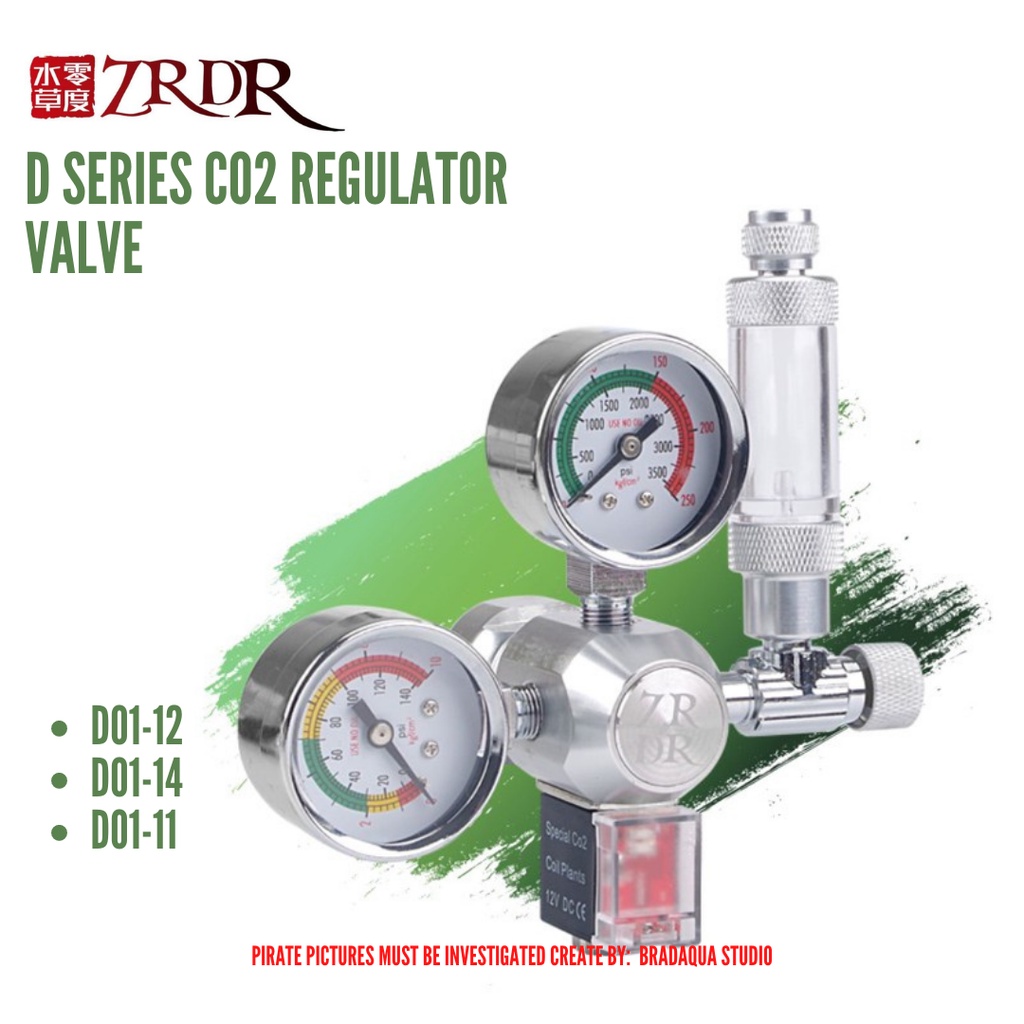ZRDR D Series CO2 Regulator Magnetic Solenoid Check Valve  D01-12/ D01-14/ D01-11