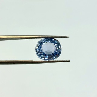 Natural 4.07cts Falwless Blue Sapphire Oval Fancy Light No Treatment Madagascar