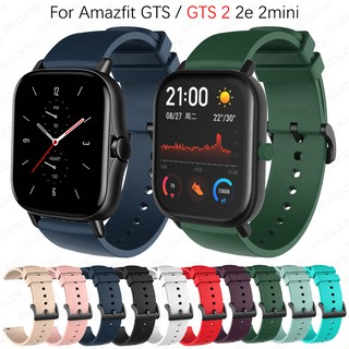 สายนาฬิกาซิลิโคน สำหรับ Huami Amazfit GTS/ GTS 4 3 2 2e 2 Mini /GTS 4 Mini 20 มม.