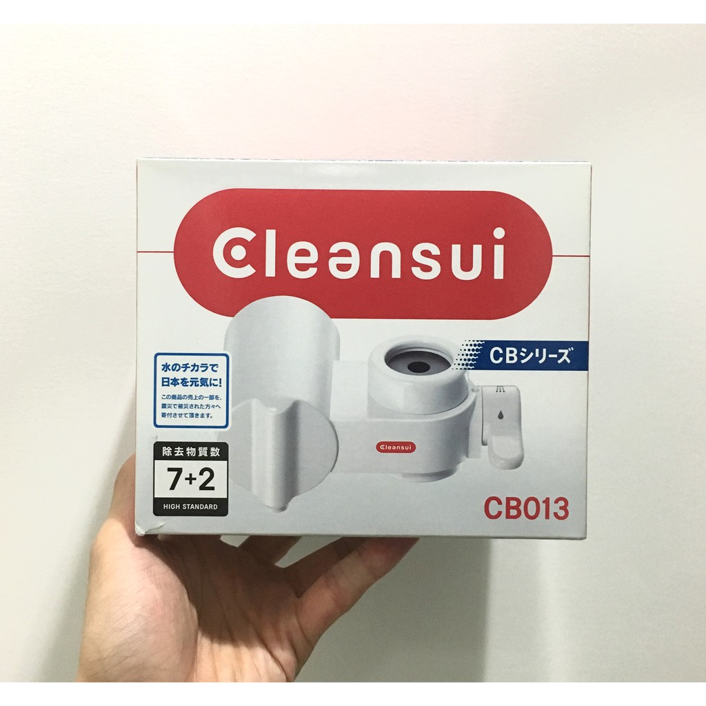 [พร้อมส่ง] Mitsubishi Cleansui Japan CB013 เครื่องกรองน้ำแบบติดหัวก๊อก ติดตั้งได้เอง เครื่องกรองน้ำ