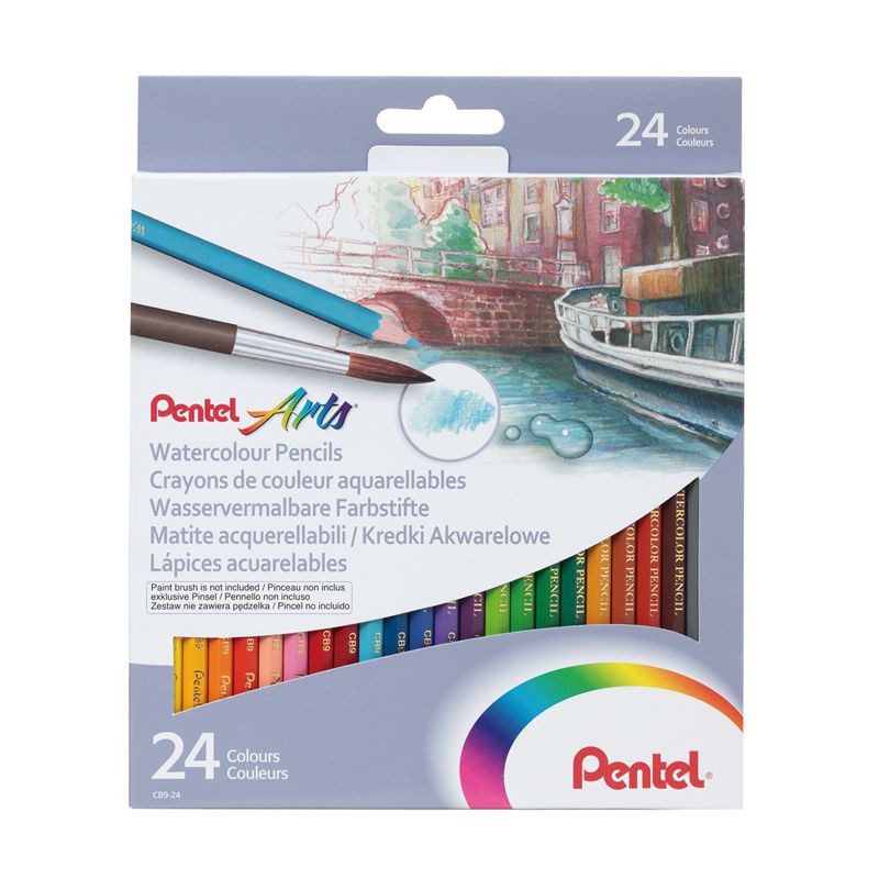 ดินสอสีน้ํา Pentel 24 สี CB9-24U