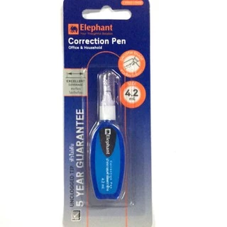 ปากกาลบคำผิด น้ำยาลบคำผิด ตราช้าง ELEPHANT Correction Pen 3/4.2/7/12 ml