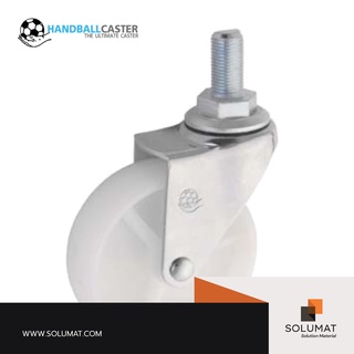 ลูกล้อไนล่อน HandballCaster 423 เกลียวเบรค 3" /กล่อง 4 ชิ้น