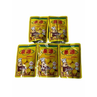 เกาลัด chestnut 板栗 LIYUAN เกาลัดเนื้อ รุ่นกุ๊ก 80g สินค้านำเข้าจากมาเลเซีย สีเหลือง 1SETCOMBO/จำนวน 5 ซอง/บรรจุ 400g ราคาพิเศษ สินค้าพร้อมส่ง