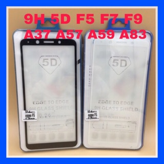 Film กระจกนิรภัย กาวเต็มแผ่น แกป้องหน้าจอได้เป็นอย่างดี ทัชลื่น สำหรับoppo F5  A37 A59 A83 ติดง่าย