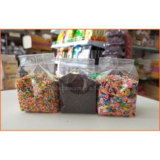 (แบบแบ่งขาย)ท็อปปิ้ง เม็ดน้ำตาล ช็อกโกแลตช้อกชิพ เม็ดสีต่างๆ…