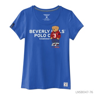 เสื้อยืดแขนสั้น คอกลมโปโล พิมพ์ลาย Beverly Hills Polo Club