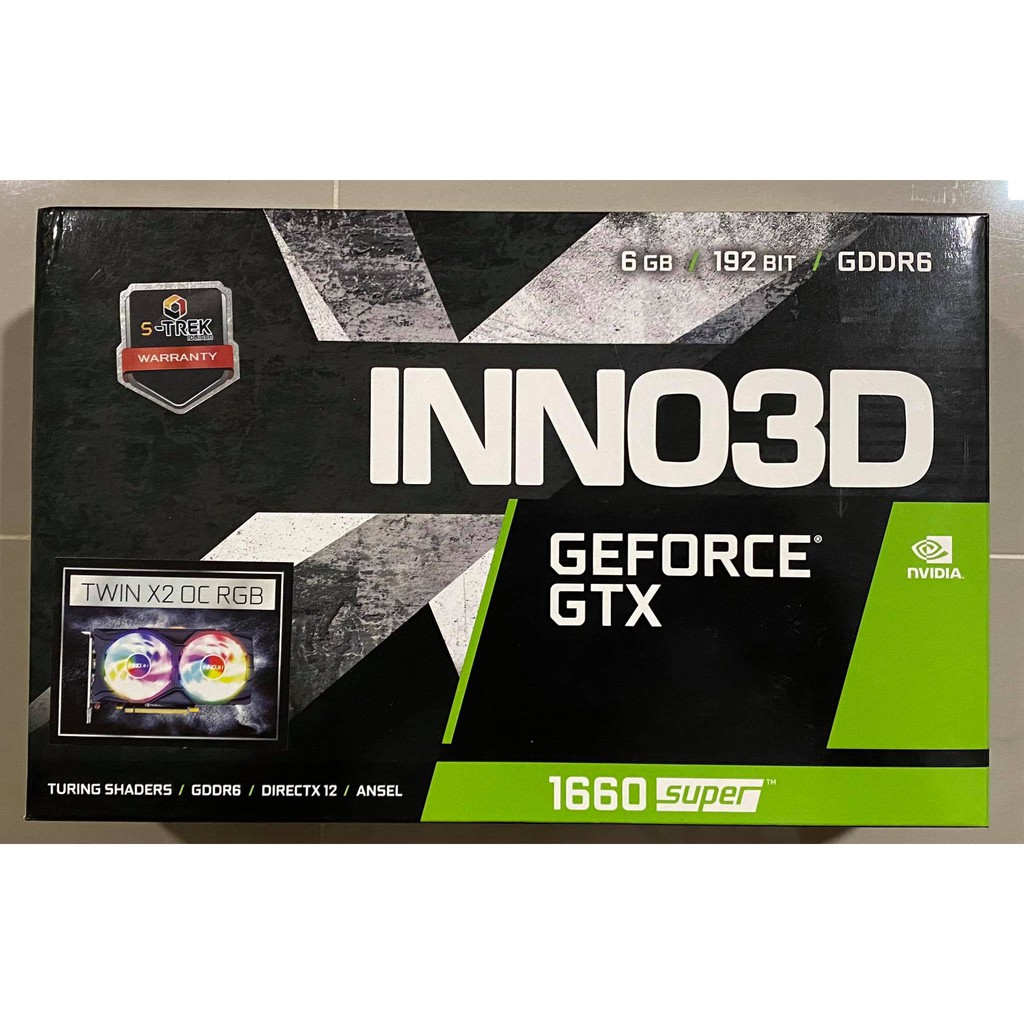 NVIDIA INNO3D GTX1650 SUPER 4GB สภาพดี ไม่มีตำหนิ ประกันถึง6/2023