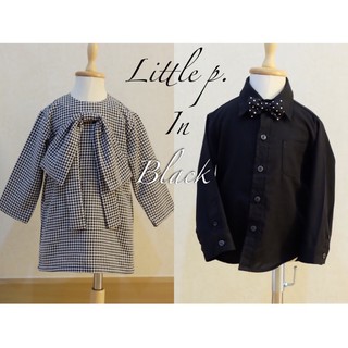 เสื้อเชิ้ตดำเด็กผู้ชาย ชุดเดรสดำเด็กผู้หญิง Cotton100% dress for girls&amp;shirt for boys